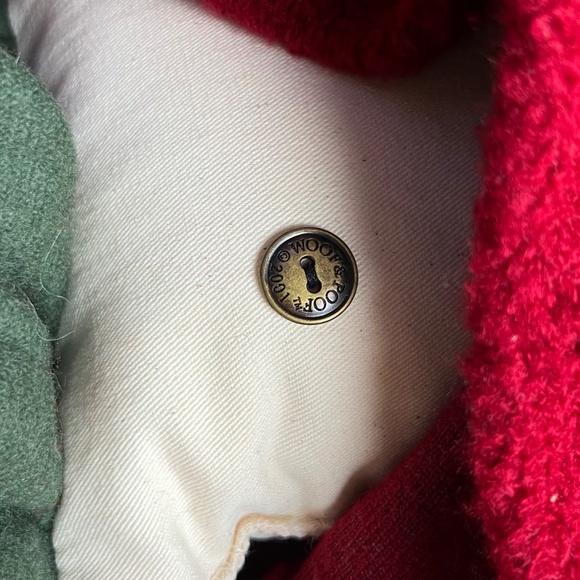 VTG Woof & Poof 2001 Large Santa w W&P Button & tag - Picture 4 of 6
